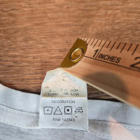 Vintage 90s James Dean T-Shirt Small Logo Vision All Over Print USA Made Grunge - Picture 4 of 7